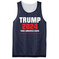 Trump 2024 Take America Back Mesh Reversible Basketball Jersey Tank