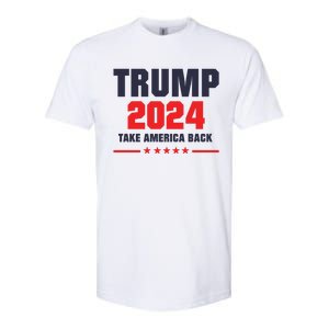 Trump 2024 Take America Back Softstyle CVC T-Shirt