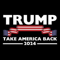 Trump 2024 Take America Back USA United States Women's Crop Top Tee