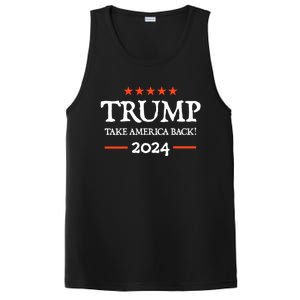 Trump 2024 Take America Back PosiCharge Competitor Tank