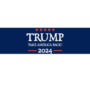 Trump 2024 Take America Back Bumper Sticker