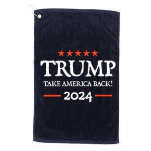 Trump 2024 Take America Back Platinum Collection Golf Towel