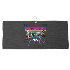 Tractorpalooza 2024 Large Microfiber Waffle Golf Towel