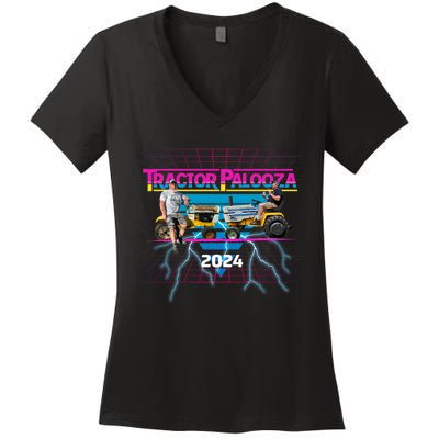 Tractorpalooza 2024 Women's V-Neck T-Shirt