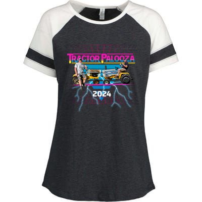 Tractorpalooza 2024 Enza Ladies Jersey Colorblock Tee