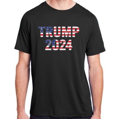 Trump 2024 Take America Back American Flag Adult ChromaSoft Performance T-Shirt