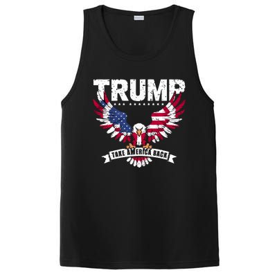 Trump 2024 Take America Back Graphic PosiCharge Competitor Tank