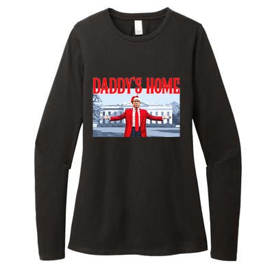 Trump 2024 Take America Back DaddyS Home Trump 2024 Womens CVC Long Sleeve Shirt