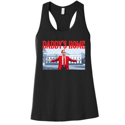 Trump 2024 Take America Back DaddyS Home Trump 2024 Women's Racerback Tank