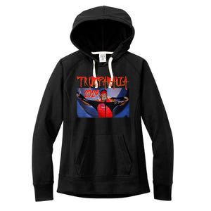 Trumpamania 2024 Trump Vance 2024 Trump Rally 2024 Women's Fleece Hoodie