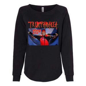 Trumpamania 2024 Trump Vance 2024 Trump Rally 2024 Womens California Wash Sweatshirt