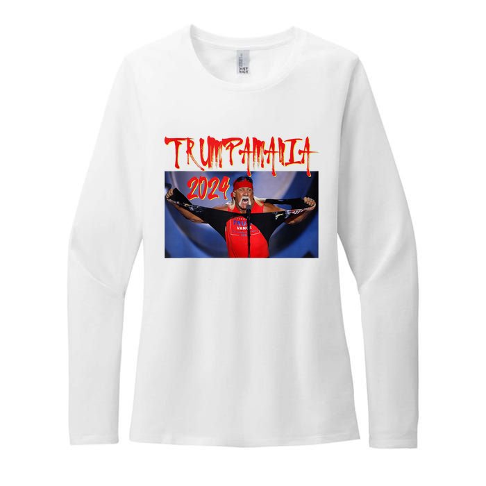 Trumpamania 2024 Trump Vance 2024 Trump Rally 2024 Womens CVC Long Sleeve Shirt