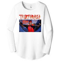 Trumpamania 2024 Trump Vance 2024 Trump Rally 2024 Women's Perfect Tri Tunic Long Sleeve Shirt