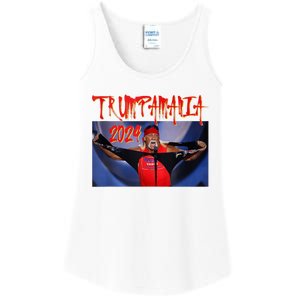 Trumpamania 2024 Trump Vance 2024 Trump Rally 2024 Ladies Essential Tank