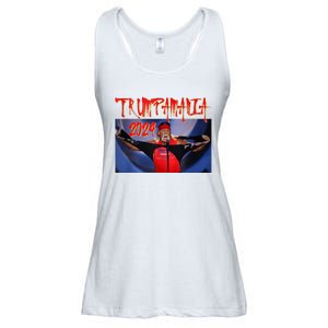 Trumpamania 2024 Trump Vance 2024 Trump Rally 2024 Ladies Essential Flowy Tank