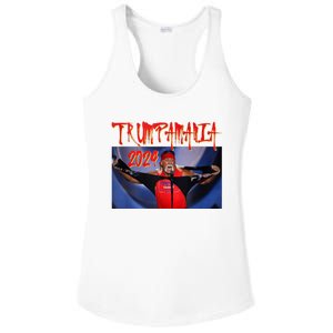 Trumpamania 2024 Trump Vance 2024 Trump Rally 2024 Ladies PosiCharge Competitor Racerback Tank