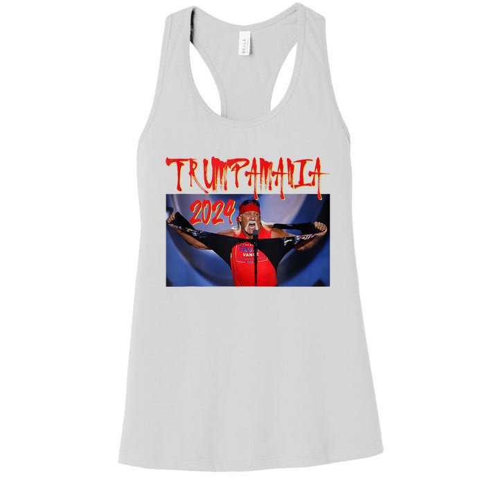 Trumpamania 2024 Trump Vance 2024 Trump Rally 2024 Women's Racerback Tank