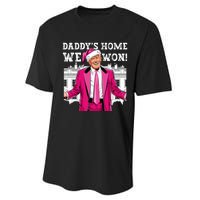 Trump 2024 Take America Back DaddyS Home Trump 2024 Performance Sprint T-Shirt