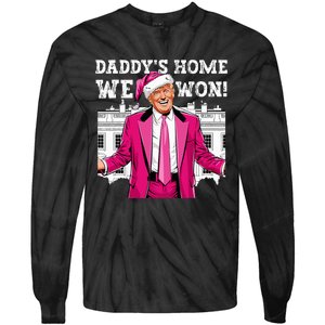 Trump 2024 Take America Back DaddyS Home Trump 2024 Tie-Dye Long Sleeve Shirt