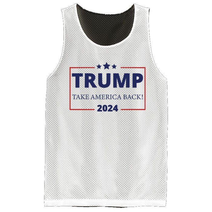 Trump Take America Back 2024 Mesh Reversible Basketball Jersey Tank