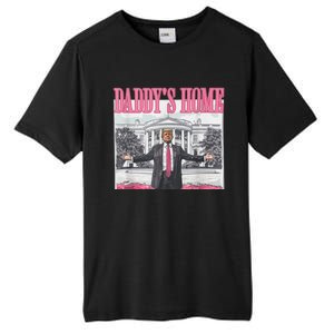 Trump 2024 Take America Back Daddys Home Trump 2024 Tall Fusion ChromaSoft Performance T-Shirt