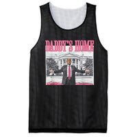 Trump 2024 Take America Back Daddys Home Trump 2024 Mesh Reversible Basketball Jersey Tank