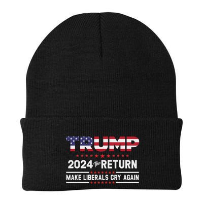 Trump 2024 The Return Make Liberals Cry Again Beanie