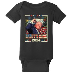 Trump 2024 Take America Back Daddys Home Trump 2024 Baby Bodysuit