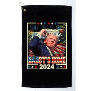 Trump 2024 Take America Back Daddys Home Trump 2024 Platinum Collection Golf Towel