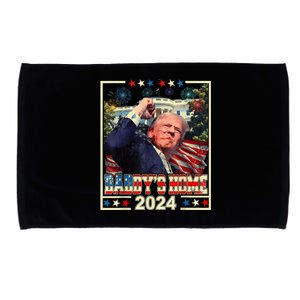 Trump 2024 Take America Back Daddys Home Trump 2024 Microfiber Hand Towel