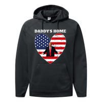 Trump 2024 Take America Back DaddyS Home Trump 2024 Performance Fleece Hoodie