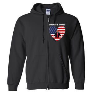 Trump 2024 Take America Back DaddyS Home Trump 2024 Full Zip Hoodie