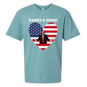 Trump 2024 Take America Back DaddyS Home Trump 2024 Sueded Cloud Jersey T-Shirt