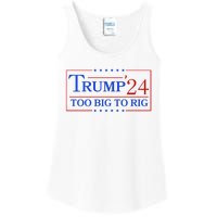 Trump 2024 Too Big To Rig Ladies Essential Tank