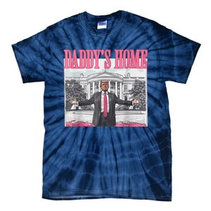 Trump 2024 Take America Back DaddyS Home Trump Pink 2024 Tie-Dye T-Shirt