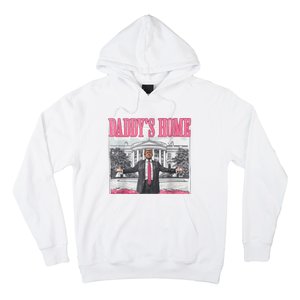 Trump 2024 Take America Back DaddyS Home Trump Pink 2024 Hoodie