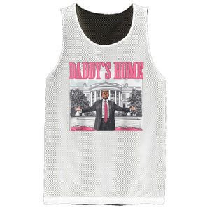 Trump 2024 Take America Back DaddyS Home Trump Pink 2024 Mesh Reversible Basketball Jersey Tank