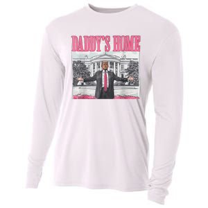 Trump 2024 Take America Back DaddyS Home Trump Pink 2024 Cooling Performance Long Sleeve Crew