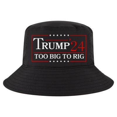 Trump 2024 Too Big To Rig Cool Comfort Performance Bucket Hat