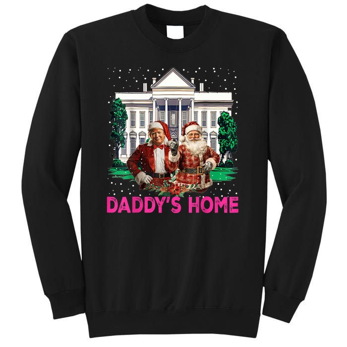 Trump 2024 Take America Back Daddys Home Christmas Sweatshirt