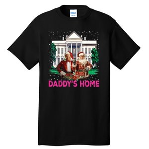 Trump 2024 Take America Back Daddys Home Christmas Tall T-Shirt