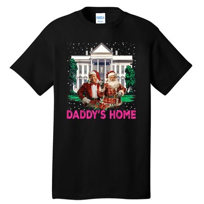 Trump 2024 Take America Back Daddys Home Christmas Tall T-Shirt