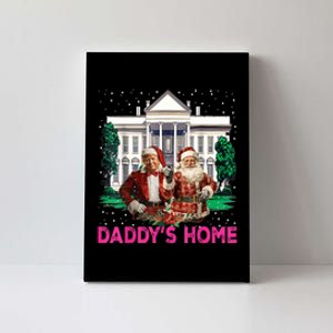 Trump 2024 Take America Back Daddys Home Christmas Canvas