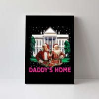 Trump 2024 Take America Back Daddys Home Christmas Canvas