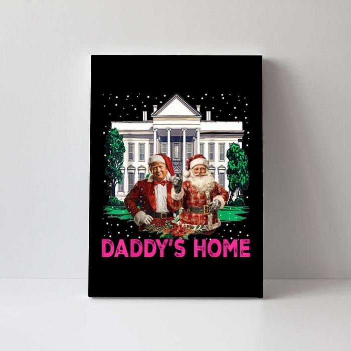 Trump 2024 Take America Back Daddys Home Christmas Canvas