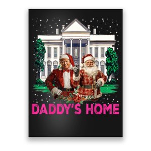 Trump 2024 Take America Back Daddys Home Christmas Poster