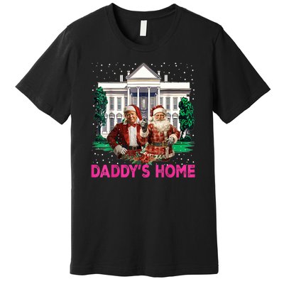 Trump 2024 Take America Back Daddys Home Christmas Premium T-Shirt