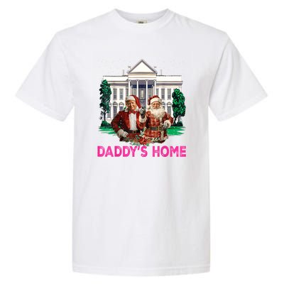 Trump 2024 Take America Back Daddys Home Christmas Garment-Dyed Heavyweight T-Shirt