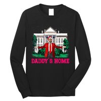 Trump 2024 Take America Back Daddys Home Christmas Long Sleeve Shirt