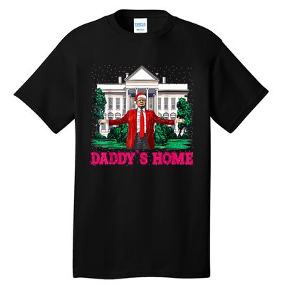 Trump 2024 Take America Back Daddys Home Christmas Tall T-Shirt